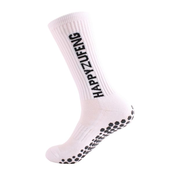 High quality thick knit cotton grip socks (6)